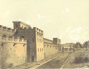 Стены и башни города Помпеи