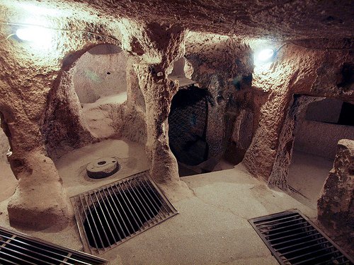 Каймаклы: Самый широкий подземный город в Каппадокии, Турция