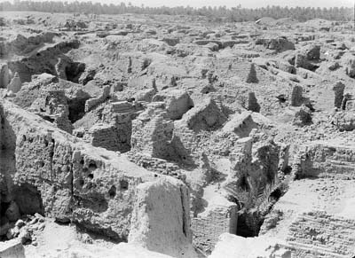 Руины города Вавилона в 1932 году.