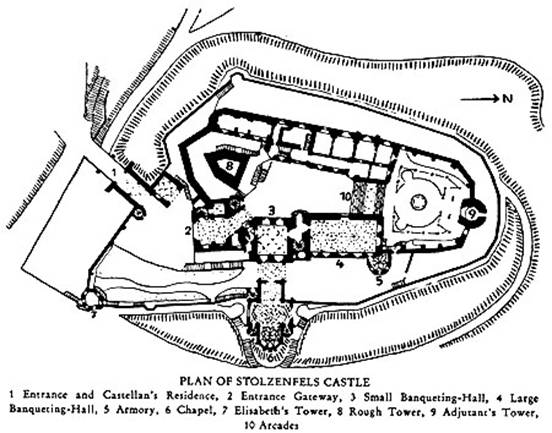 Schloss Stolzenfels Map