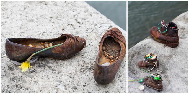 Обувь на Берегу Дуная - один из самых трогательных памятников Холокоста в Будапеште