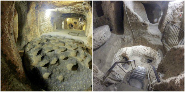 Каймаклы: Самый широкий подземный город в Каппадокии, Турция