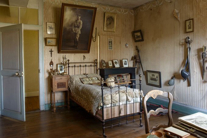 После смерти французского офицера в Первой мировой войне его комната осталась без изменений 99 лет