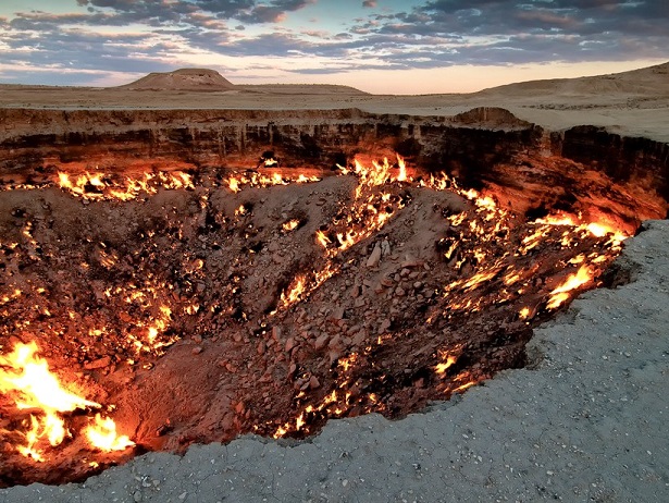 Дверь в ад, Дервезе, Ахалская область, Туркменистан